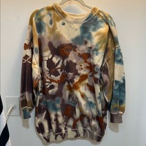 Tie-Dye Oversized sweater by Natural Life.